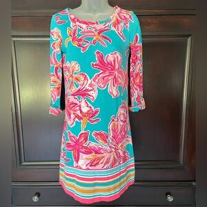Lilly Pulitzer Linden Sea Blue Via Dress